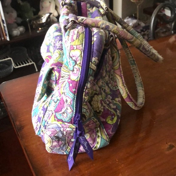 Vintage Signature Cotton Tote Bag w/Handle Straps - Picture 5 of 16